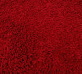 DaDa Bedding Burgundy Red Shaggy Soft Chenille Noodle Carpet Rug Bath Mat by DaDalogy Bedding Collection