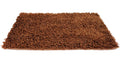 DaDa Bedding Coffee Brown Shaggy Soft Chenille Noodle Carpet Rug Bath Mat by DaDalogy Bedding Collection