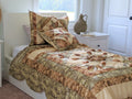 DaDa Bedding Country Rustic Camo Earthy Floral Sandy Beige Green Comforter Set (BM6118L-1) by DaDalogy Bedding Collection