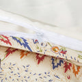 DaDa Bedding Cranberry Sage Floral Chevron Duvet Cover Set by DaDalogy Bedding Collection