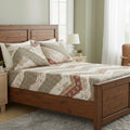 DaDa Bedding Cranberry Sage Floral Fitted Sheet Set by DaDalogy Bedding Collection