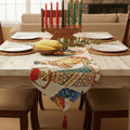 DaDa Bedding Dancing Women African Dreams Elegant Woven Tapestry Dining Table Runner (18117) by DaDalogy Bedding Collection