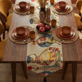 DaDa Bedding Dancing Women African Dreams Elegant Woven Tapestry Dining Table Runner (18117) by DaDalogy Bedding Collection