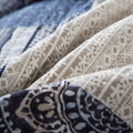 DaDa Bedding Denim Blue Patchwork Cotton Quilt Set by DaDalogy Bedding Collection