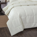 DaDa Bedding Dreamy Soft Velvet Ivory White Plush Velour Tufted Quilted Comforter Set (JHW861) by DaDalogy Bedding Collection