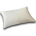 DaDa Bedding Dreamy Soft Velvet Ivory White Velour Quilted King Pillow Sham, 20” x 36” (JHW861) by DaDalogy Bedding Collection