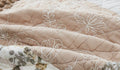 DaDa Bedding Dusty Rose Taupe Beige Brown Floral Cottage Patchwork Quilted Bedspread Set (JHW-866) by DaDalogy Bedding Collection