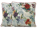 DaDa Bedding Elegant Tropical Paradise Birds Floral Tapestry Throw Pillow Covers 16" (18116) by DaDalogy Bedding Collection