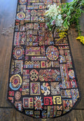 DaDa Bedding Ethnic Ornaments Geometric Black Elegant Woven Tapestry Dining Table Runner (18118) by DaDalogy Bedding Collection