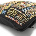 DaDa Bedding Ethnic Ornaments Geometric Black Tapestry Throw Pillow Covers 16" (18118) by DaDalogy Bedding Collection
