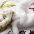 DaDa Bedding Floral Blossoms Spring Cottage Birds Soft Fleece Throw Blanket (XY1010) by DaDalogy Bedding Collection