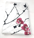 DaDa Bedding Floral Cherry Blossoms Red Purple Fitted Sheet & Pillow Cases Set (FTS8318) by DaDalogy Bedding Collection