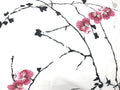DaDa Bedding Floral Cherry Blossoms Red Purple Fitted Sheet & Pillow Cases Set (FTS8318) by DaDalogy Bedding Collection