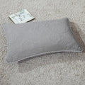DaDa Bedding Floral Stone Wash Grey Diamond Pattern Quilted King Size Pillow Sham - 20” x 36” (JHW855) by DaDalogy Bedding Collection