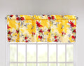 DaDa Bedding Floral Sunshine Yellow Hummingbirds Window Curtain Valance - 18" x 52" (JHW-925) by DaDalogy Bedding Collection