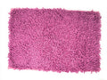 DaDa Bedding Fuchsia Magenta Pink Shaggy Soft Chenille Noodle Carpet Rug Bath Mat by DaDalogy Bedding Collection