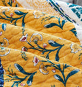 DaDa Bedding Gardenia Green Floral Patchwork Quilt Set by DaDalogy Bedding Collection