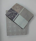 DaDa Bedding Grey Floral Paisley Fitted & Flat Sheet w/ Pillow Cases Set (FSFS8222) by DaDalogy Bedding Collection