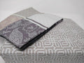 DaDa Bedding Grey Floral Paisley Fitted & Flat Sheet w/ Pillow Cases Set (FSFS8222) by DaDalogy Bedding Collection