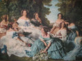 DaDa Bedding 'Her Ladies in Waiting' Spanish Party Classical French Rococo Woven Tapestry Wall Hanging - 36" x 50" by DaDalogy Bedding Collection