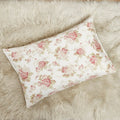 DaDa Bedding Hint of Mint Floral Cotton Fitted Sheet Set by DaDalogy Bedding Collection