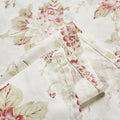DaDa Bedding Hint of Mint Floral Cotton Flat Sheet Set by DaDalogy Bedding Collection
