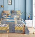 DaDa Bedding Honey Cove Floral Paisley Patchwork Quilt Set by DaDalogy Bedding Collection
