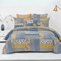 DaDa Bedding Honey Cove Floral Paisley Patchwork Quilt Set by DaDalogy Bedding Collection