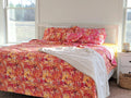 DaDa Bedding Lovely Pop of Colors Lightweight Reversible Quilted Bedspread Set (KBJ1625) by DaDalogy Bedding Collection