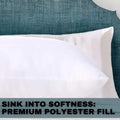 Dada Bedding Luxury 20x28 Pillow Insert - Soft Medium Firm, Premium Polyester, Perfect for Side and Back Sleepers by DaDalogy Bedding Collection