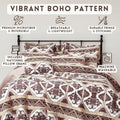 DaDa Bedding Majestic Oriental Kilim Bedspread - Royal Persian Traditional Design Intricate Ornate Ornament Print Coverlet w/ Shams by DaDalogy Bedding Collection