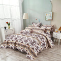DaDa Bedding Majestic Oriental Kilim Bedspread - Royal Persian Traditional Design Intricate Ornate Ornament Print Coverlet w/ Shams by DaDalogy Bedding Collection