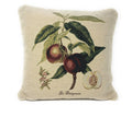 DaDa Bedding Nectarine Fruits Elegant Accent Throw Pillow Cushion Cover - 18" - 1-Piece by DaDalogy Bedding Collection