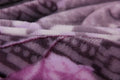 DaDa Bedding Orchid Blossoms Striped Floral Lavender Plush Fleece Flannel Throw Blanket (XY9833) by DaDalogy Bedding Collection