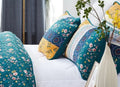DaDa Bedding Patchwork Bed of Wild Flowers Floral King Size Pillow Sham Cover, 20" x 36" (JHW886) by DaDalogy Bedding Collection