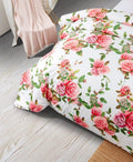 DaDa Bedding Pink Romantic Roses Floral Duvet Cover Set by DaDalogy Bedding Collection