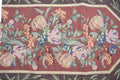 DaDa Bedding Romantic Floral Field of Roses Burgundy Red Tapestry Table Runner (5594) by DaDalogy Bedding Collection