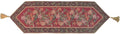 DaDa Bedding Romantic Floral Field of Roses Burgundy Red Tapestry Table Runner (5594) by DaDalogy Bedding Collection