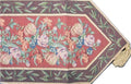 DaDa Bedding Romantic Floral Field of Roses Burgundy Red Tapestry Table Runner (5594) by DaDalogy Bedding Collection
