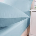 DaDa Bedding Seafoam Blue Cotton Fitted Sheet Set by DaDalogy Bedding Collection