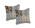 DaDa Bedding Set of 2 Bohemian Patchwork Moroccan Paisley Dreams Throw Pillow Covers, 18" (JHW885) by DaDalogy Bedding Collection