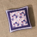 DaDa Bedding Set of 2-Pieces Peachy Blossoms Purple Floral Patchwork Throw Pillow Covers, 18" x 18" - Designed in USA (JHW877) by DaDalogy Bedding Collection