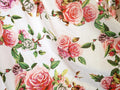 DaDa Bedding Set of 2-Pieces Romantic Roses Pink Floral Sheer Window Panel Curtains (JHW-879) by DaDalogy Bedding Collection