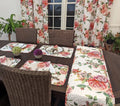 DaDa Bedding Set of 2-Pieces Romantic Roses Pink Floral Sheer Window Panel Curtains (JHW-879) by DaDalogy Bedding Collection