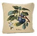 DaDa Bedding Set of 2-Pieces Sugar Plum Fruits Garden Tapestry Throw Pillow Covers w/ Inserts, 18" x 18" by DaDalogy Bedding Collection
