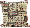 DaDa Bedding Set of 4 Pieces - Floral Garden Botanical Tapestry Throw Pillow Covers Bundle Pack - 16" x 16" by DaDalogy Bedding Collection
