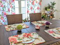 DaDa Bedding Set of 4-Pieces Romantic Roses Pink Floral Dining Table Napkins 18" x 18" (879) by DaDalogy Bedding Collection