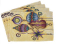 DaDa Bedding Set of 4-Pieces Starry Bohemian Lantern Ornaments Christmas Tapestry Placemats 13” x 19” (14916) by DaDalogy Bedding Collection