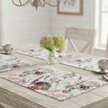 DaDa Bedding Set of 4-Pieces Sweet Love Notes Pink Floral Tapestry Dining Table Placemats 13” x 19” by DaDalogy Bedding Collection