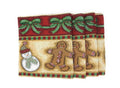DaDa Bedding Set of 8 Pieces Gingerbread Sweets Holiday Table Tapestry - 4 Placemats, 2 Table Runners, 2 Throw Pillow Covers (12917) by DaDalogy Bedding Collection